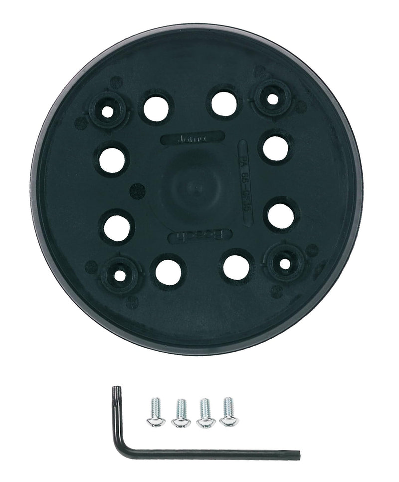 Bosch Professional sanding pad (for orbital sander PEX 270 A PEX 270 AE, sanding pad Diameter 125 mm medium hard), black, 2608601169 Single