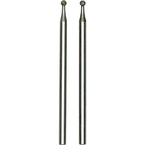 Proxxon 28222 Diamond Grinding Points Shape Ball 1.8 mm Pack of 2 Green