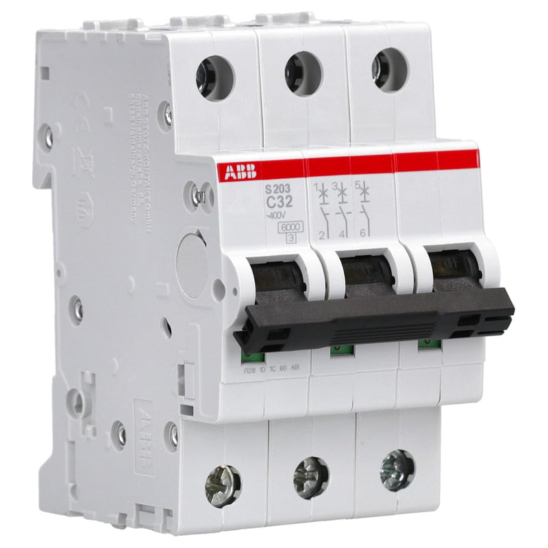 [Australia - AusPower] - ABB S203-C32 Circuit Breaker S200 3P 32 A-C 2CDS253001R0324 