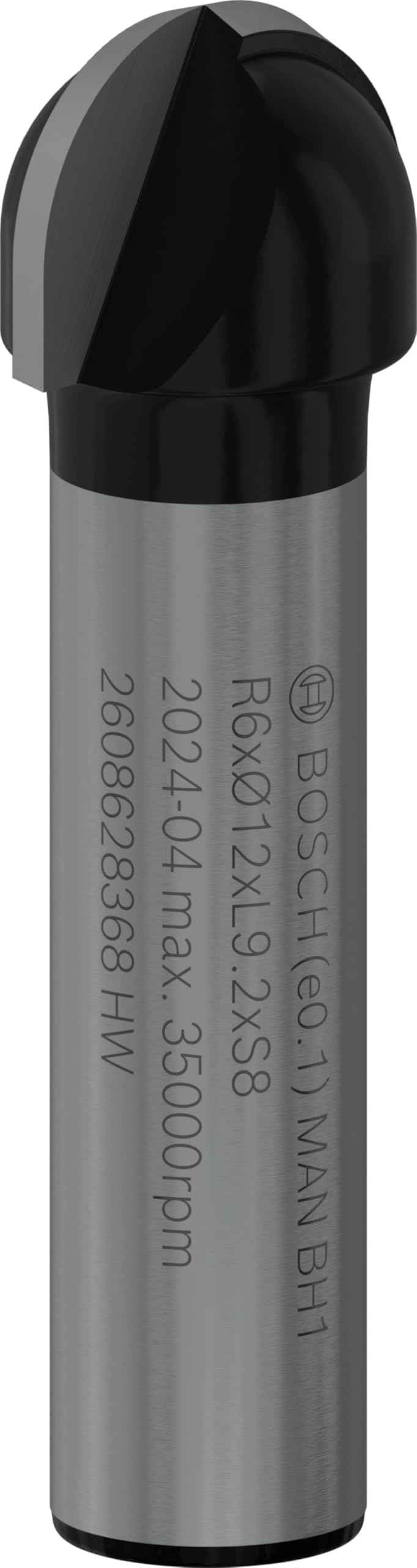 [Australia - AusPower] - Bosch 2608628368 Core Box Bit, Silver/Black, 8 x 12 x 40 mm L 6 mm Diameter: 12 mm 