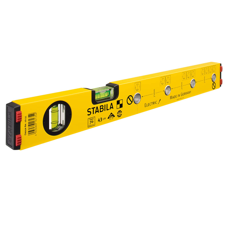 [Australia - AusPower] - Stabila Type 70 Electric and Pocket Electric Spirit Level, WSTE70043 43 cm 