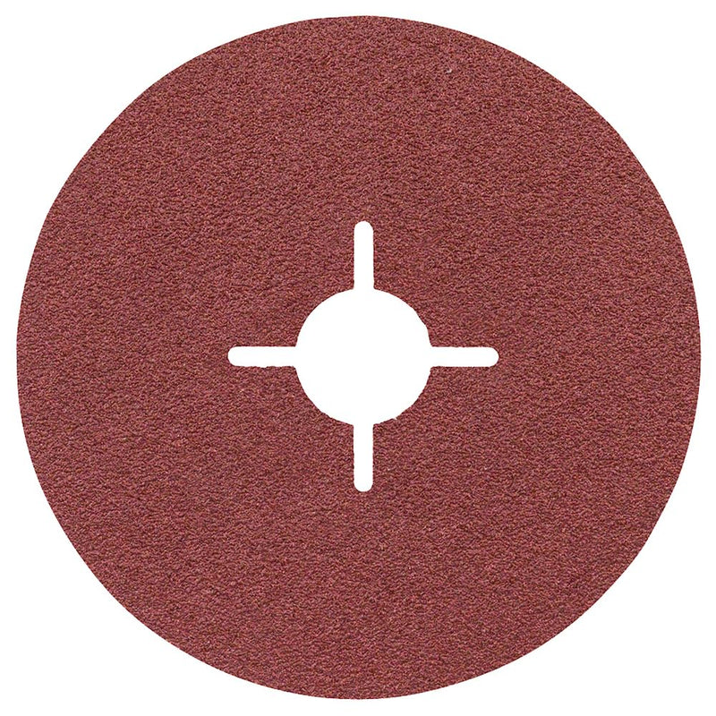 [Australia - AusPower] - Bosch Fibre Sanding Disc for Angle Grinder Corundum 2608605467-115 mm, 22 mm, 80 10 pieces (Pack of 1) 1 piece 