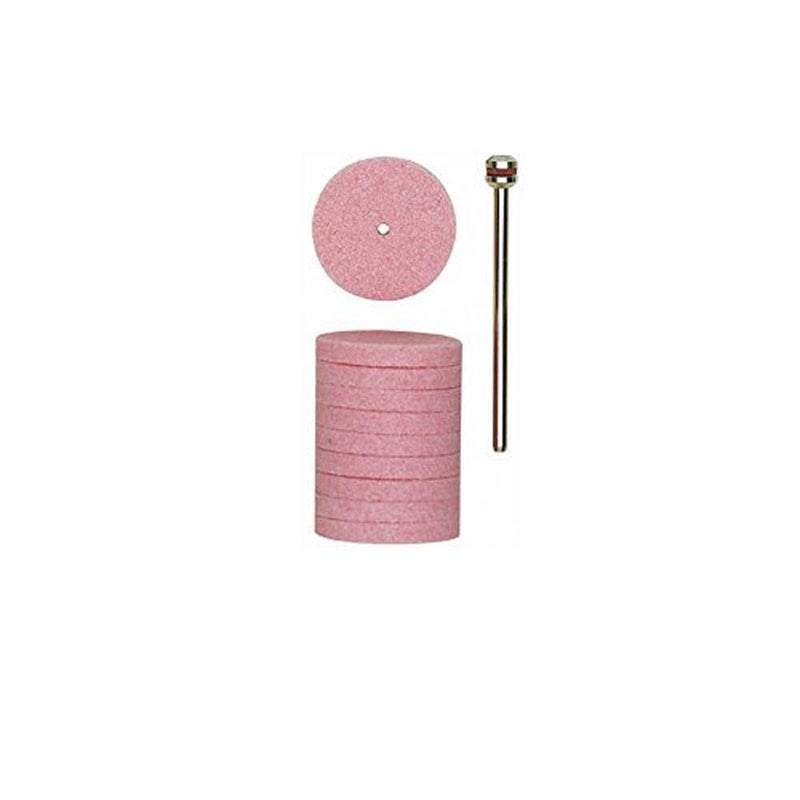 [Australia - AusPower] - PROXXON 28302 Corundum Sanding Discs 22 mm Pack of 10 + 1 Carrier 