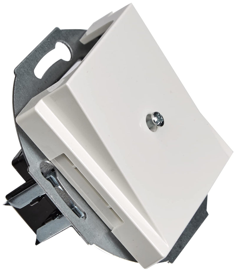 Merten 296319 Central plate Cable Outlet, Polar White Glossy, System M | System M, polar white glossy