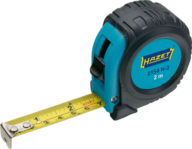 [Australia - AusPower] - HAZET 2154N-2 Measuring Tape 2m/6.56ft, Multi-Colour 2 m 