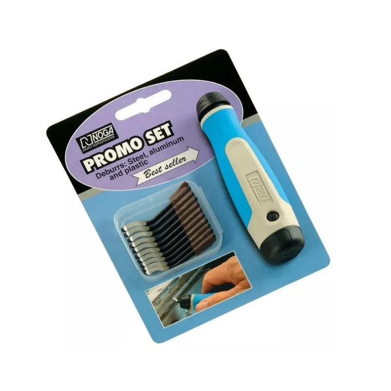 Noga NG8150 Heavy Duty Deburring Tool with 10 S10 Blades (Original Version)