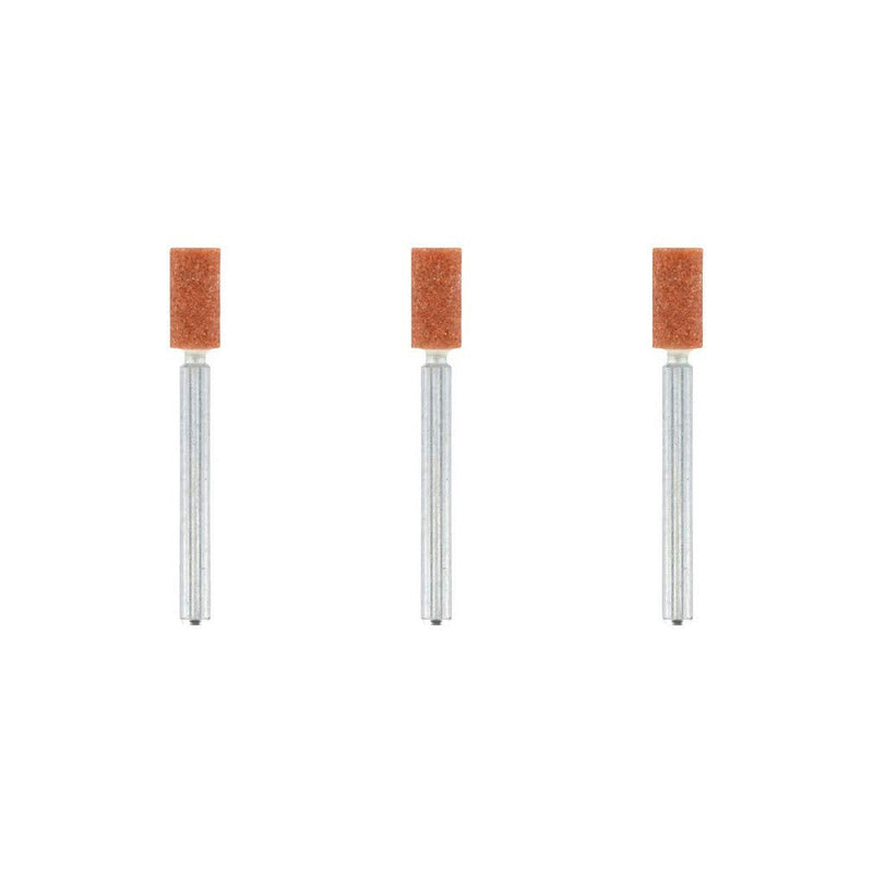 [Australia - AusPower] - Dremel 8153 Corundum Grinding Tip - Accessory Set for Multifunctional Tool with 3 Sanding Tips 4.8 mm for Sharpening, Smoothing and Grinding Metal, Castings, Welded Connections, Rivets and Rust 8153 - Cylinder Small 4.8 mm 