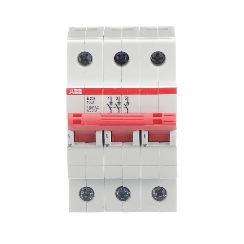 abb-entrelec e203i/100RD – secciónador/secciónable E200i tripolares 100 m 230 V