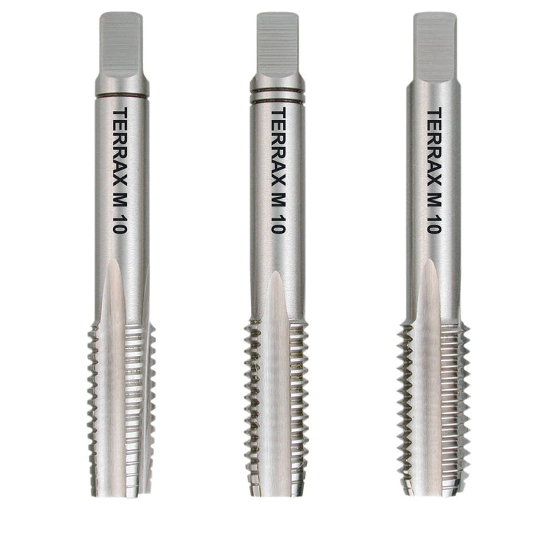 [Australia - AusPower] - Ruko Terrax Hand Held Tap Set DIN 352 Ground M10 M10 pitch 1.50mm 