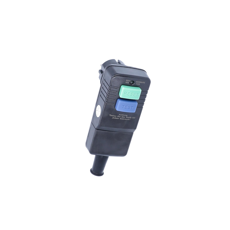 [Australia - AusPower] - as - Schwabe 45209 Schuko Safety Plug 30 mA / 230 V / 16 A Suitable for Outdoor Use – for Fixed Connection to the Supply Cable – with Function Indicator and Test Circuit – IP44 