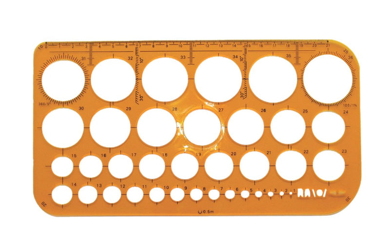 [Australia - AusPower] - Stencil – Circles From 1 to 36 mm 