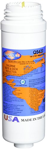 Omnipure Q5420 Carbon Block Filter Cartridge 1 Microphone White
