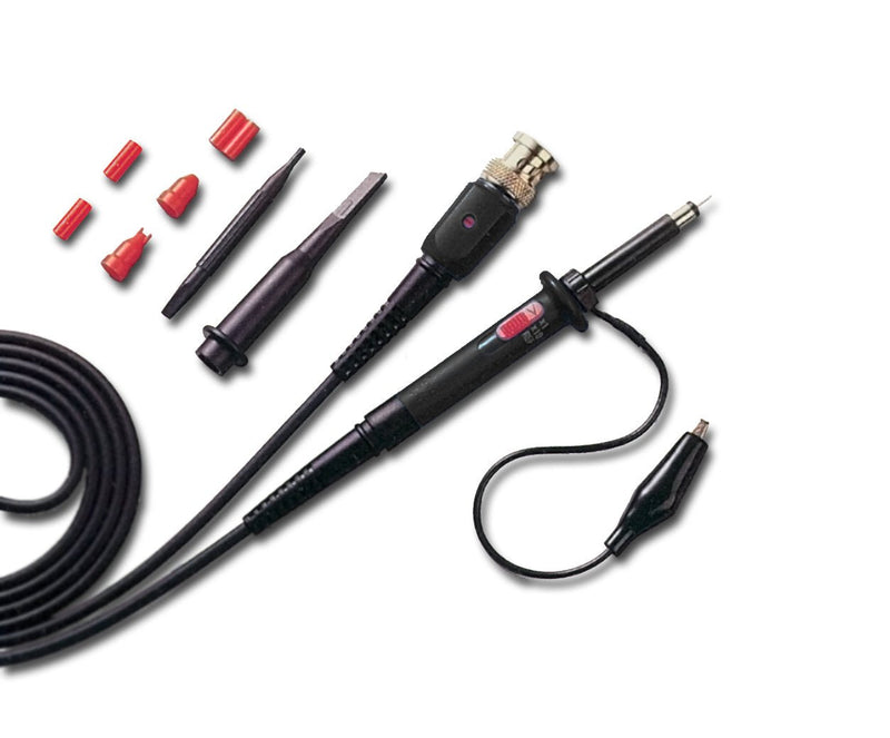 [Australia - AusPower] - PeakTech BNC oscilloscope probe 60 MHz with accessories, 1:1 – 10:1, 1 piece, P TK-60 