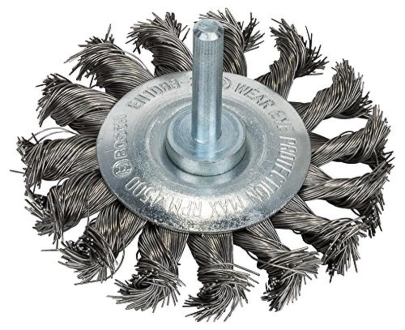 [Australia - AusPower] - Bosch 2608622125 Wire Wheel, Silver, 70 mm Diameter: 70 mm 