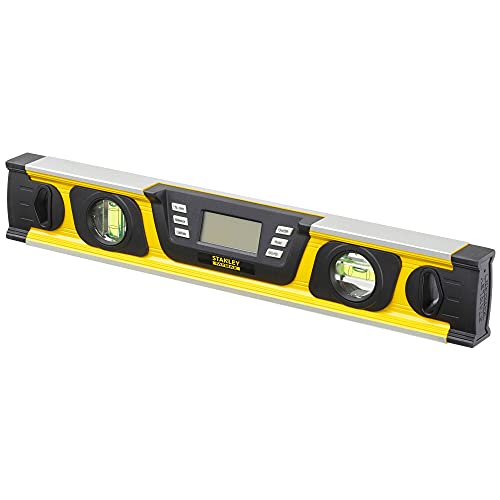 Stanley FatMax Inclinometer (Digital Spirit Level in Degrees | Percentage mm/m, 40 cm Length, LCD Display) 0-42-063 40 cm Multicolored