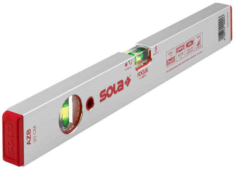 [Australia - AusPower] - Sola 1010101"AZB 20" Spirit Level, Red, 20 cm 