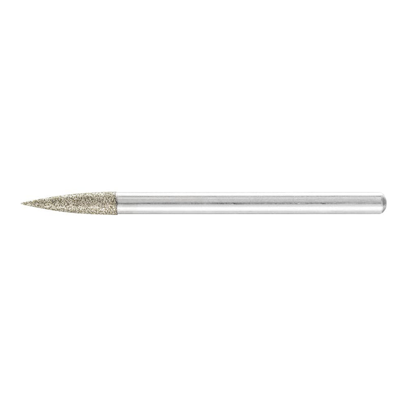 [Australia - AusPower] - Pferd 36443020 Diamond Mounted Point DSPG 3.0-13.0/3 D126 Pointed arch shape Abmessungen 3,0mm x 13,0mm Grit D126 