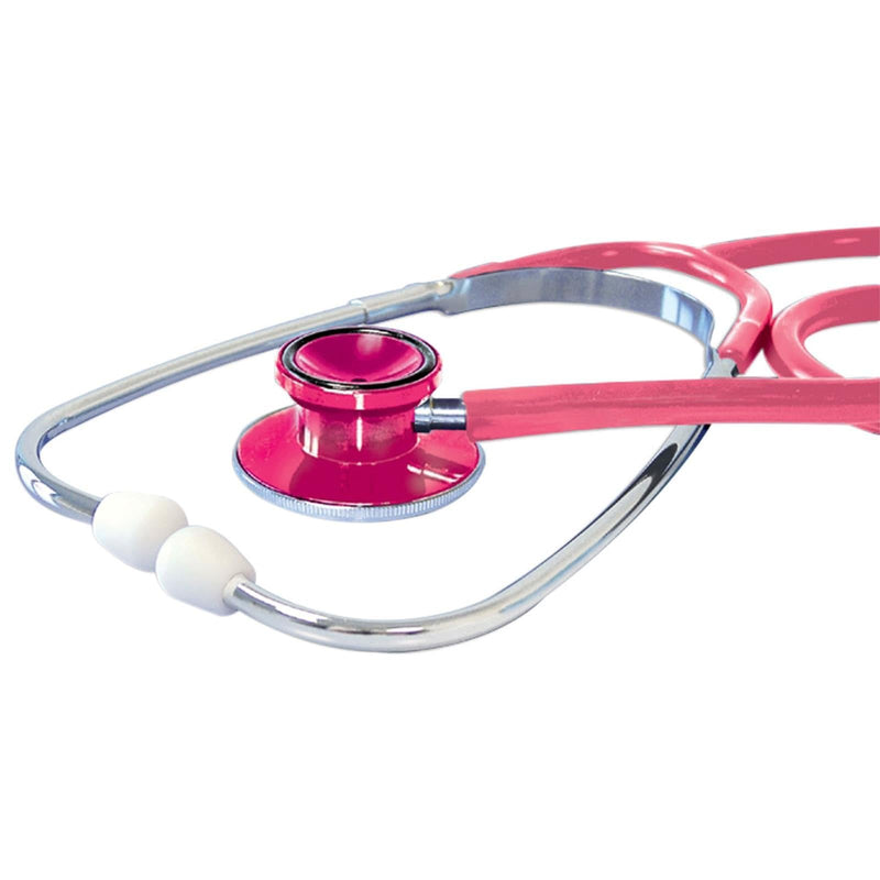 Stethoscope, Dual Head Stethoscope, Range of Colors - Shocking Pink