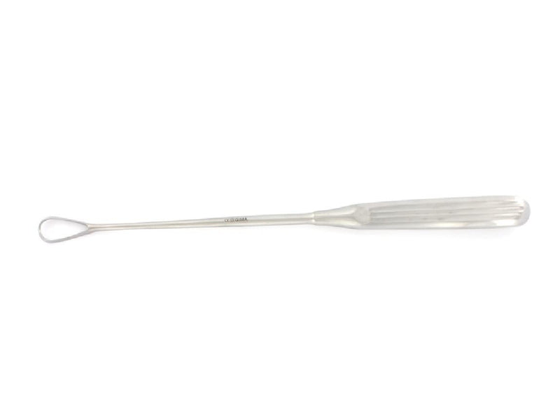 GIMA 26813 Sims Uterine Curette, Sharp, 8 mm Wide, 26 cm