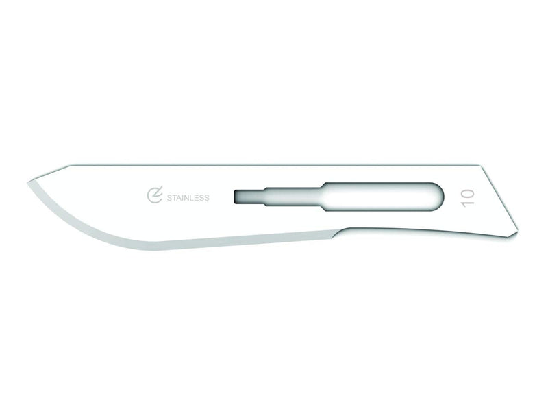 GIMA - Sterile Disposable Stainless Steel Blade No.10 Pack of 100 27020