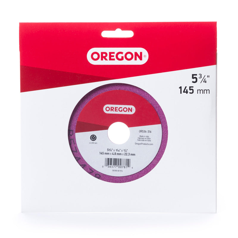 [Australia - AusPower] - Oregon OR534-316A Grinding Wheel, 5 3/4" x 3/16", 5-3/4" 5-3/4" x 3/16" 