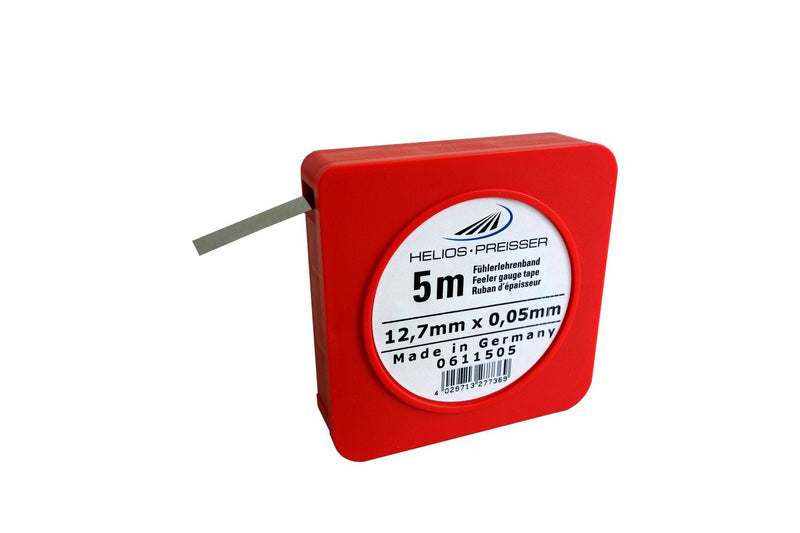 [Australia - AusPower] - HELIOS-PREISSER 0611505 Fühlerlehrenband 5 m x 13 mm i.Plastikdose 0,05 mm 0.05 mm 