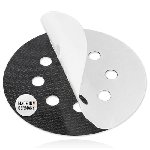 DFS Self-Adhesive Disc, 125 mm, 8 Holes, Replacement for Repairing Sanding Disc, Polishing Plate, Support Plate