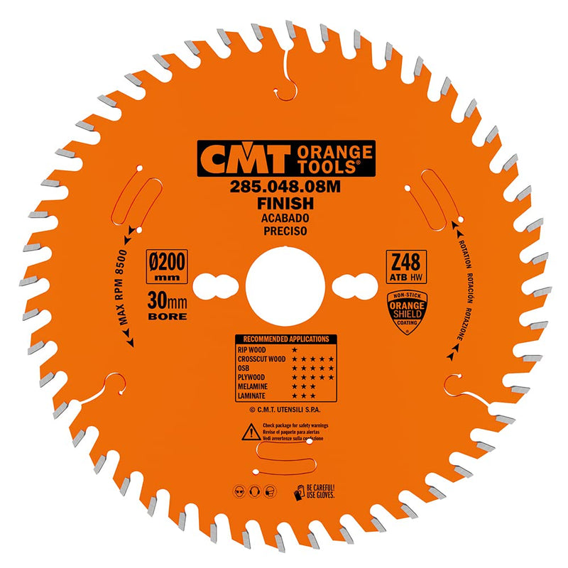 [Australia - AusPower] - CMT Orange Tools 285,048.08 m-sega Circular 200 x 30 x 48 3.2 Z ATB 15 Degrees 