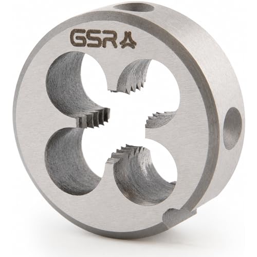 GSR Professional Die | Tap Cutter for External Thread | HSS M Shape B | For Crafts, Industry & DIY | Metric | M8