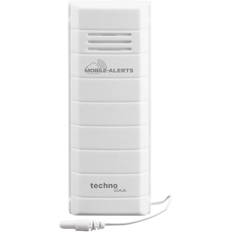 [Australia - AusPower] - Mobile Alerts MA 10101 temperature transmitter / auxiliary transmitter / perfect for monitoring the temperature of aquarium or garden pond / data transfer to your smartphone, alarm via push notification, white, With home surveillance system 