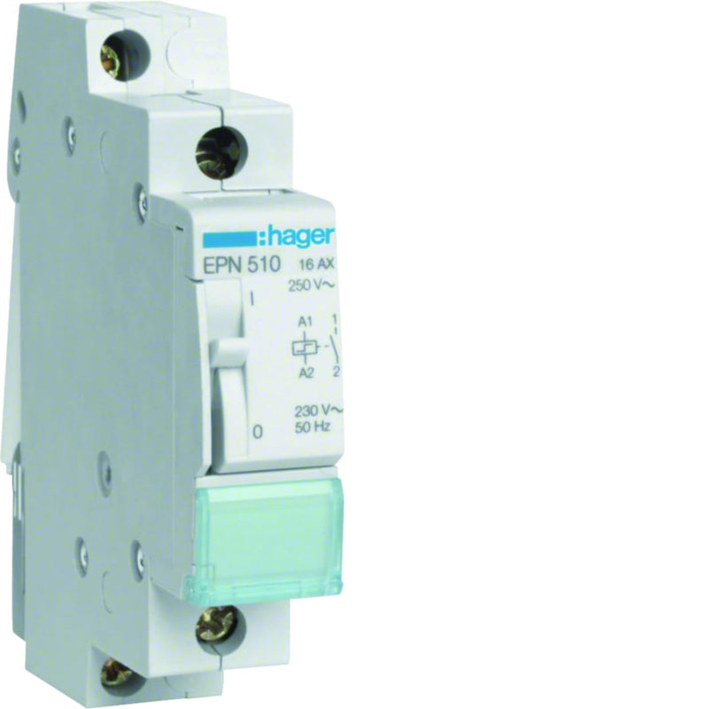 [Australia - AusPower] - Hager EPN510 Impulse Switch 1 Closer 230 V White 