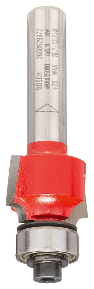 [Australia - AusPower] - Bosch 2608629372"Expert Rounding Router Bit, Silver, 8 x 18.7 x 55 mm Ø 18,7mm 
