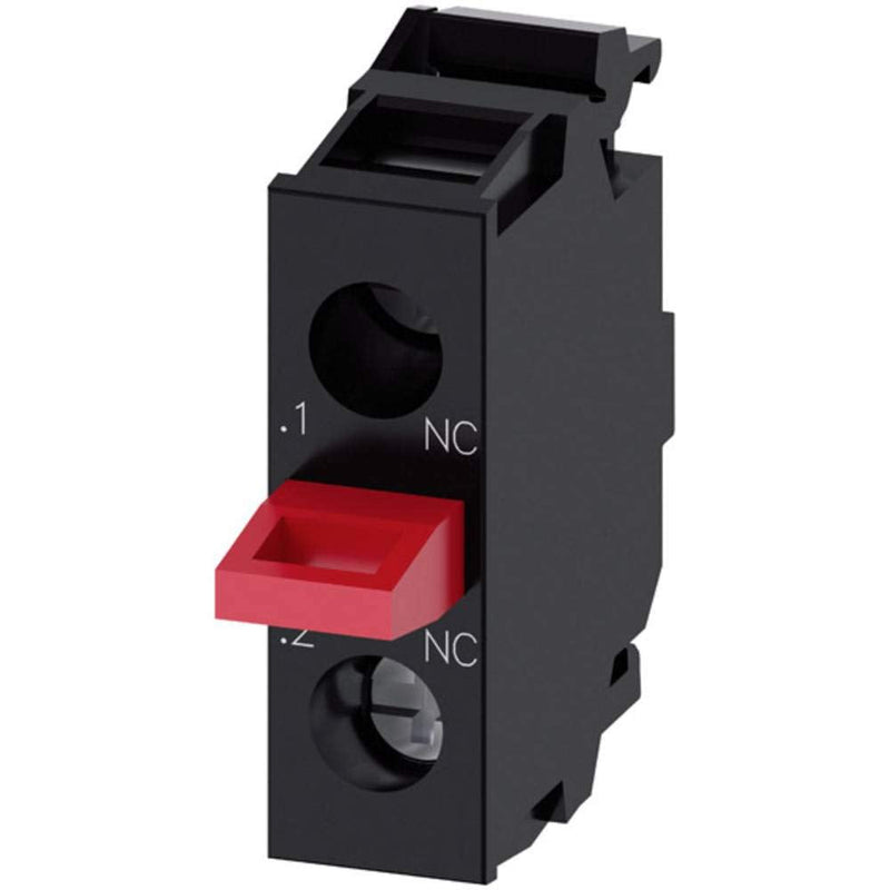 [Australia - AusPower] - Siemens 3SU1400-2AA10-1CA0 Module with 1 Contact Element, 1NC, Screw Terminal, for Base MOUNTING, White 