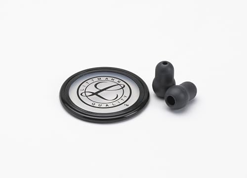 Littmann 40022 Replacement Parts Kit for Master Classic II, Black | Contains small soft sealing snap-tight eartips and adjustable diaphragm. Only for Master Classic.
