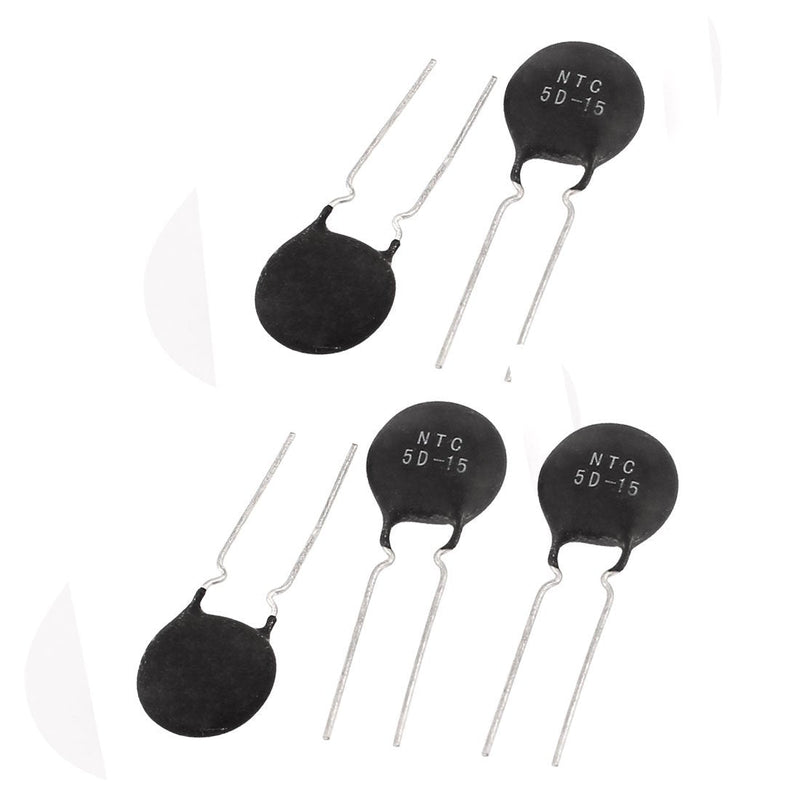 sourcing map 5 Parts 5D-15 NTC MOV Varistor Voltage Dependent Resistors DE de