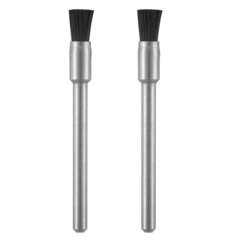 Dremel 405-02 Nylon Bristle Brushes (2 Pack), 1/8" 1/8" bristle brush