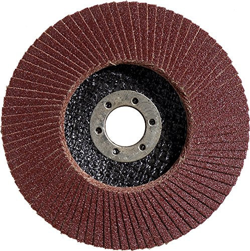 Bosch 2608603716 K40 Flap Disc for Metal, 0 V, Black/Red, 125 mm 40