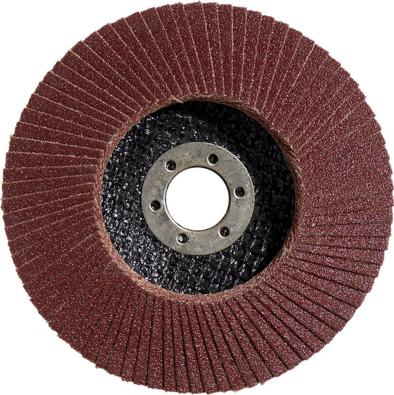 [Australia - AusPower] - Bosch 2608601276 Straight K80 Flap Disc for Metal, 0 V, Black/Red, 125 mm Ø 125 mm 