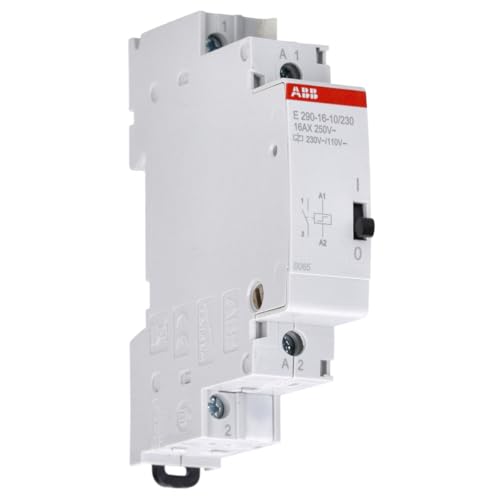ABB Stotz Stromstoßschalter 230VAC/110VDC,16A E290-16-10/230 | Remote switch - pulse switch ideal for staircase lighting - energy-saving without holding current 2TAZ312000R2011 Standard