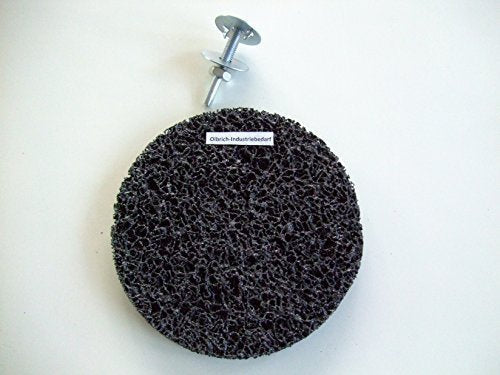 [Australia - AusPower] - Olbrich for Industrial Cleaning Disc 150 mm Including Mandrel, black 