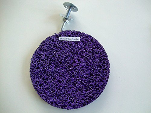 [Australia - AusPower] - Olbrich-Industriebedarf Cleaning Disc 150 mm with Mandrel Purple 