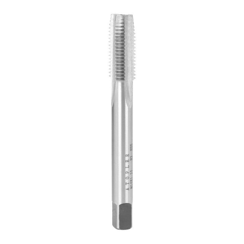 [Australia - AusPower] - ATOPLEE HSS Metric Tap, M10 Right Hand Thread Fine Thread Cutter, Universal Tap (M10 x 1.25) M10x1.25 2-silver 