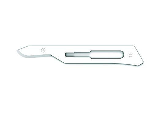 GIMA - Sterile Disposable Carbon Steel Blade No.15 Pack of 100 27003 15