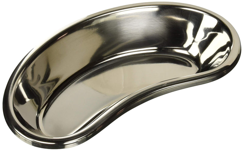 GIMA 26643 Stainless Steel Economic Kidney Dish, 10", 247 mm x 122 mm x 43 mm - capacity 600 ml 247 x 122 x 43 mm Single