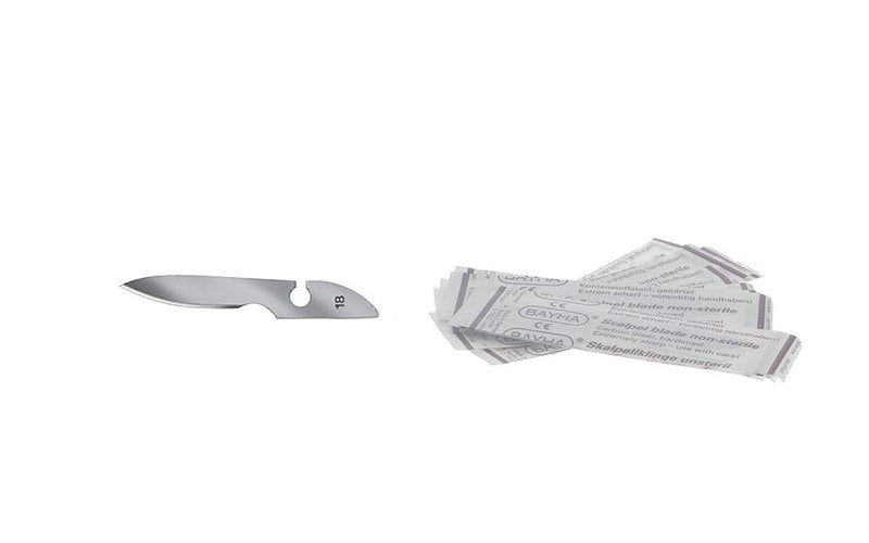 12x BAYHA Scalpel Blades, Non-Sterile, Individually Boxed, , ,
