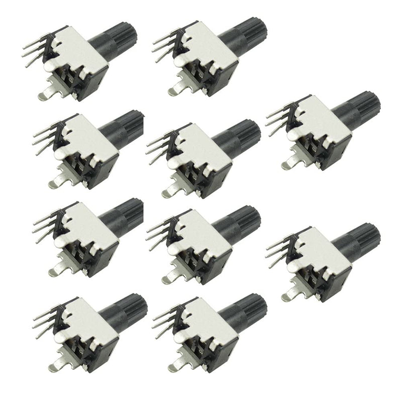 [Australia - AusPower] - Aihasd 10pcs RV09 Type Vertical Adjustable Potentiometer 2 K Resistance 1 K 5 K 10 K 20 K 50 K 100 K 200 K 500 K 1 m 