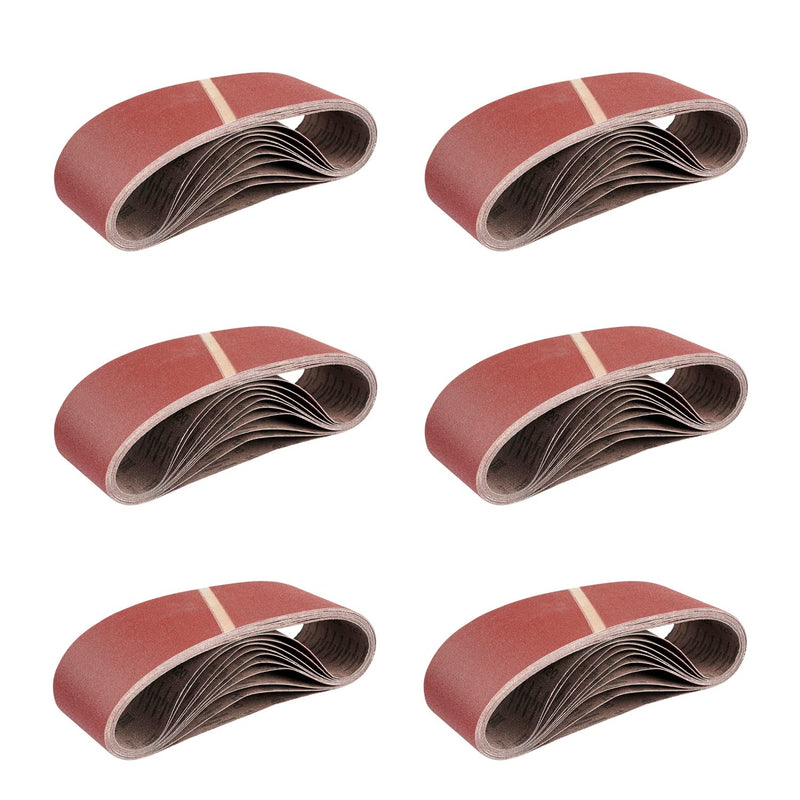 10 x Quality Sandingbelts Mixed Grits 2 x Korn 40,60,80,120,180