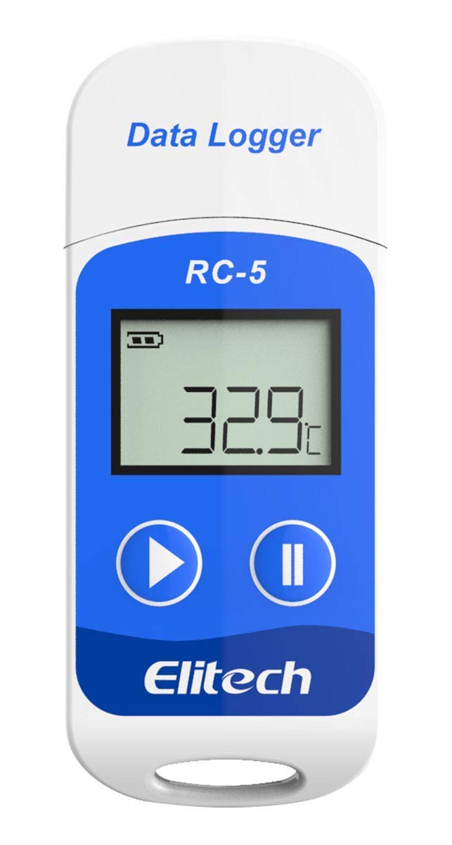Data logger - ELITECH 32000 Point USB Temperature Data logger Recorder Internal Sensor RC-5 1Pack