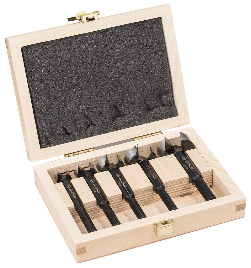 [Australia - AusPower] - Bosch Professional 5-Piece Forstner Bit Set For Wood, Diameter: 15, 20, 25, 30, 35 mm, Length: 90 mm, Drill Accessory Set diameter 15/20/25/30/35 mm 