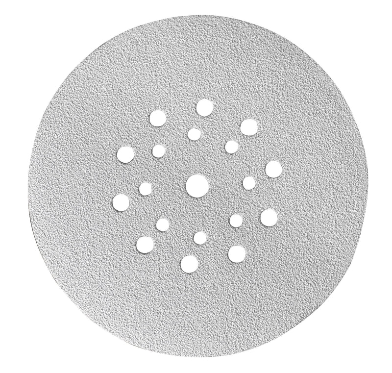[Australia - AusPower] - KWB Quick Stick Set Ø225 Strong Wood & Polish (Stearate Coated Aluminium Oxide Sanding Discs Silver) for Einhell Drywall Sander TC DW 225, 492118 0W, 0V K 180 